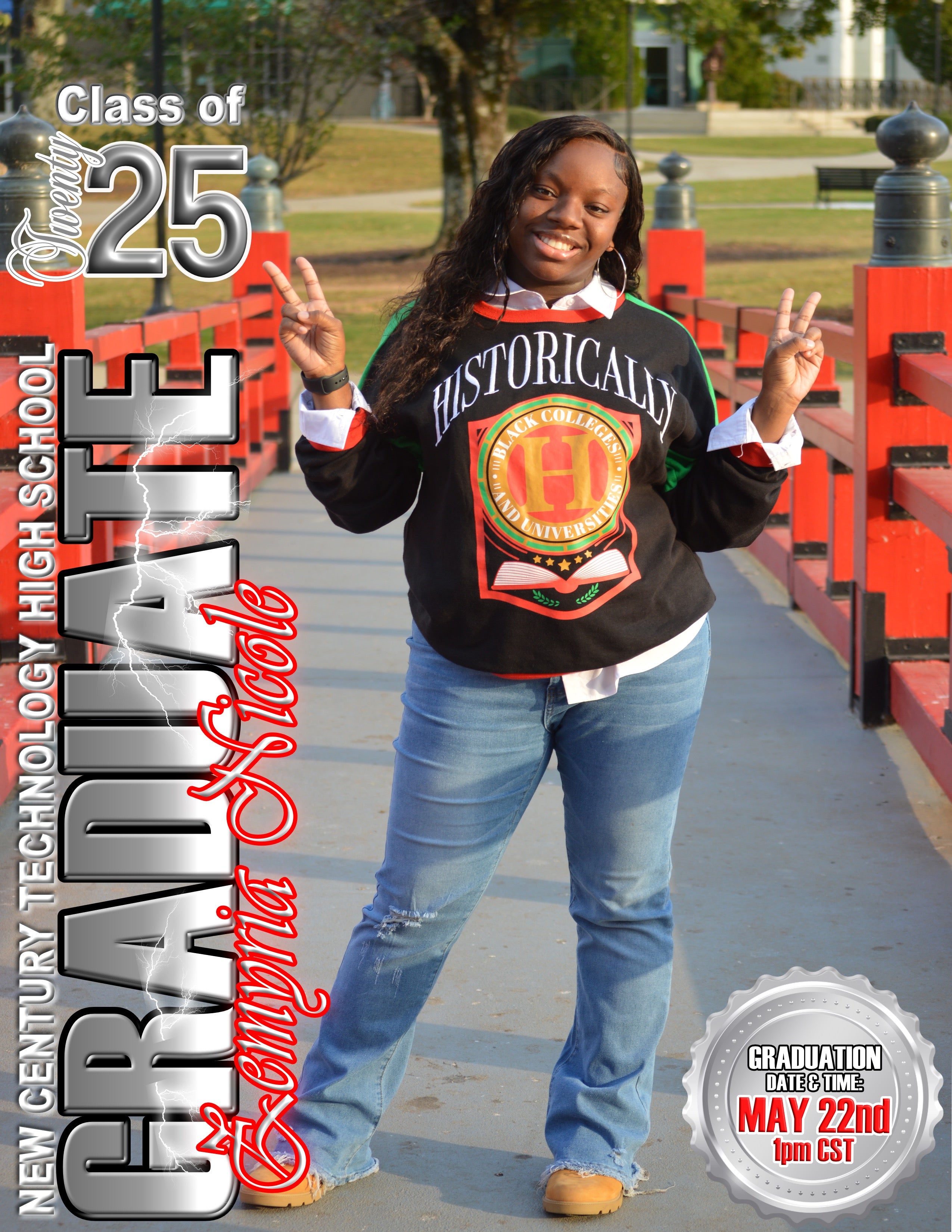 Custom Digital GRAD Announcements