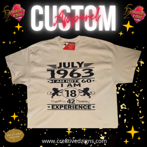 Custom Adult Vinyl Shirts