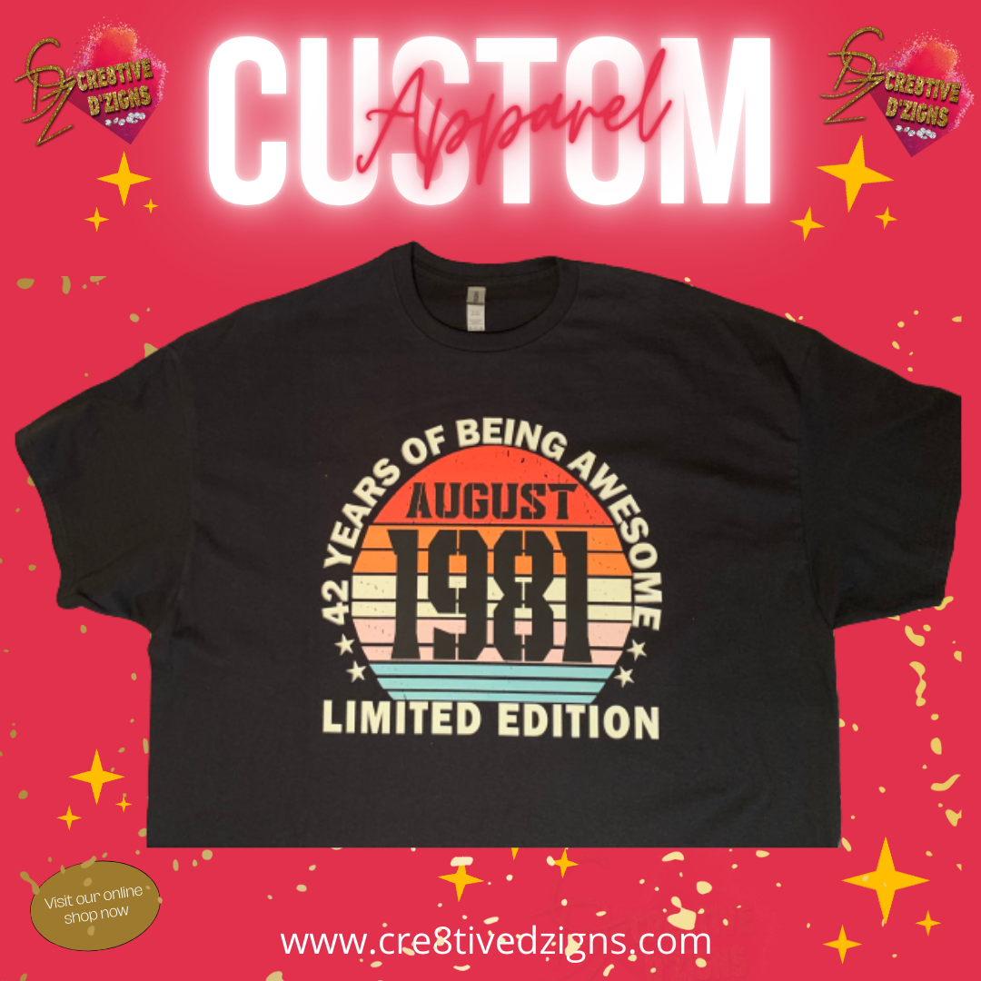 Custom Adult Printed Tee