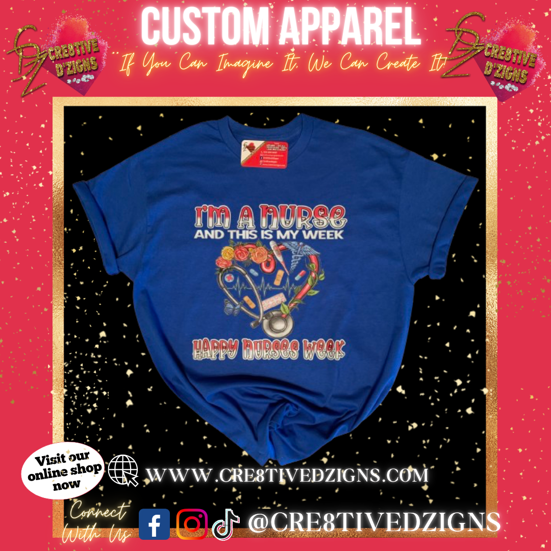 Custom Adult Printed Tee