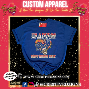 Custom Adult Printed Tee
