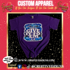 Custom Adult Printed Tee