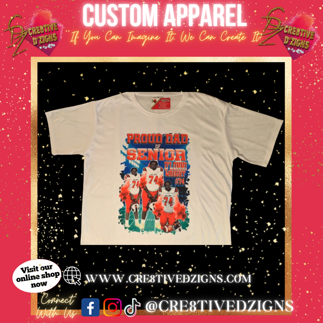 Custom Adult Printed Tee