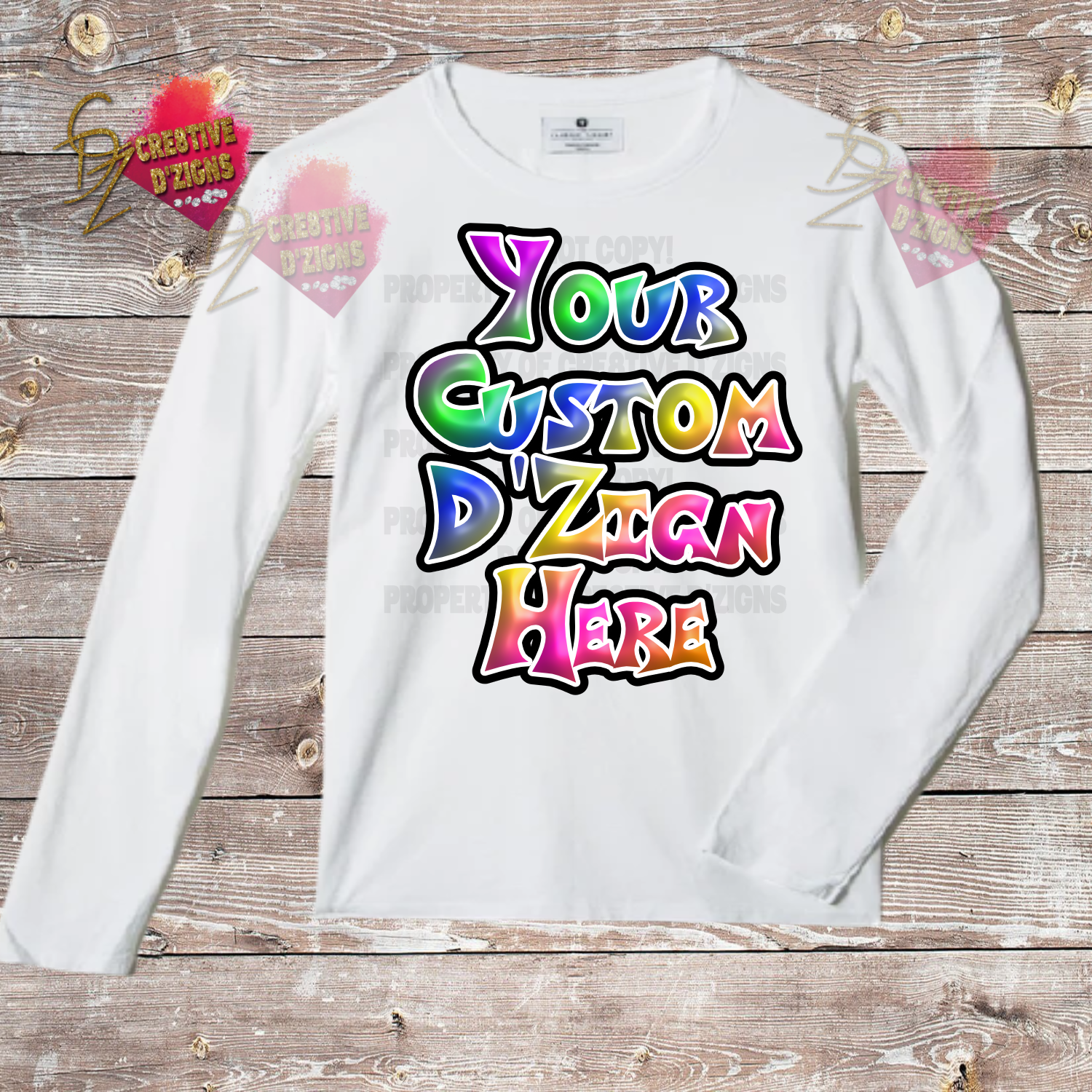 Custom Adult Printed Tee