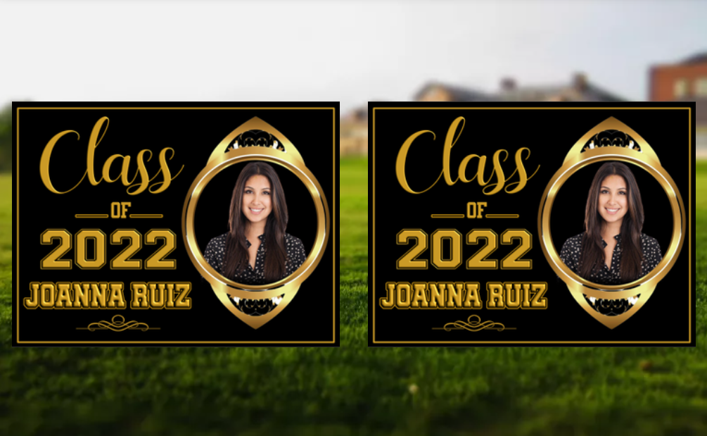 Custom 24"x18" Printed Yard Sign w/H Stake