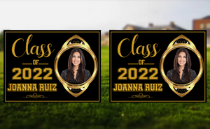 Custom 24"x18" Printed Yard Sign w/H Stake
