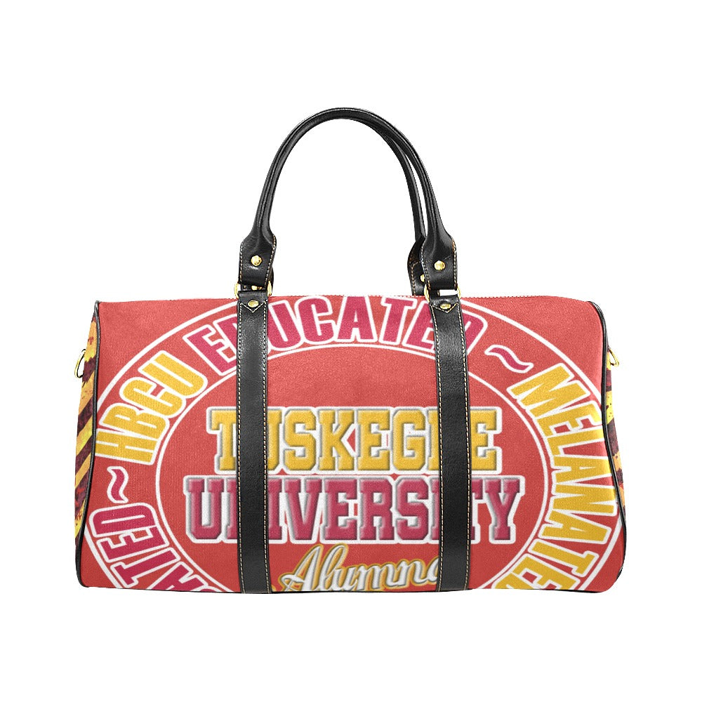 HBCU (Skegee) Waterproof Small RED Duffle/Travel Bag