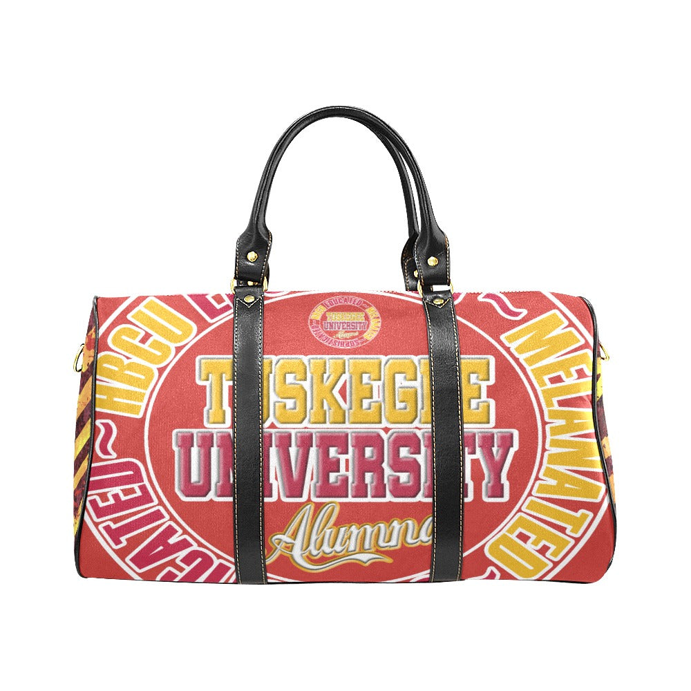 HBCU (Skegee) Waterproof Small RED Duffle/Travel Bag