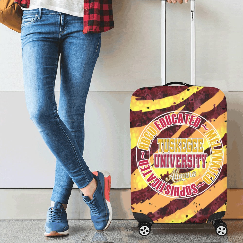 HBCU (Skegee) Small TIGER STRIPES Luggage Cover