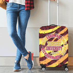 HBCU (Skegee) Small TIGER STRIPES Luggage Cover