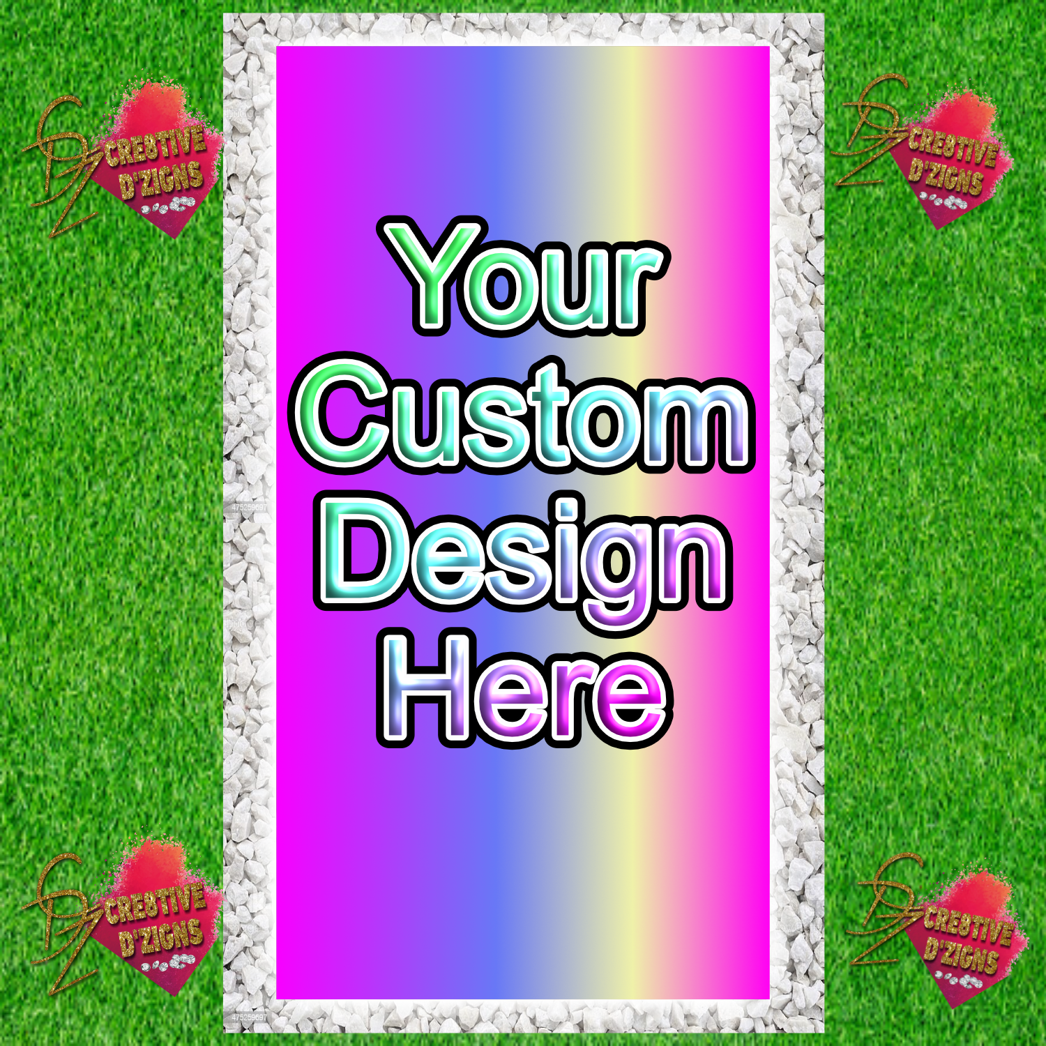 Custom Celebration of Life Vinyl Memorial Covers