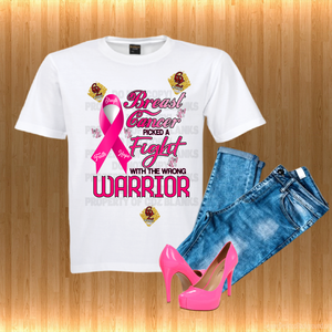 Breast Cancer Awareness Adult Printed Tees