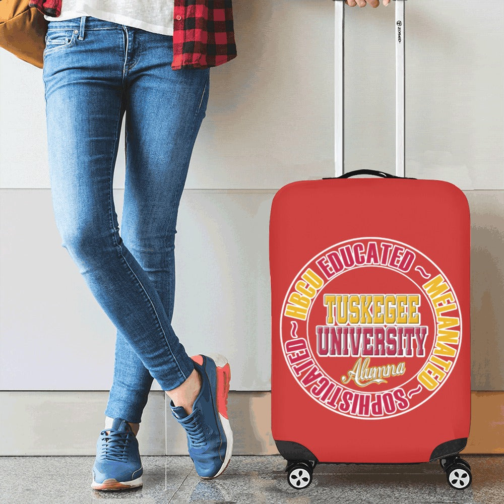 HBCU (Skegee) Small RED Luggage Cover