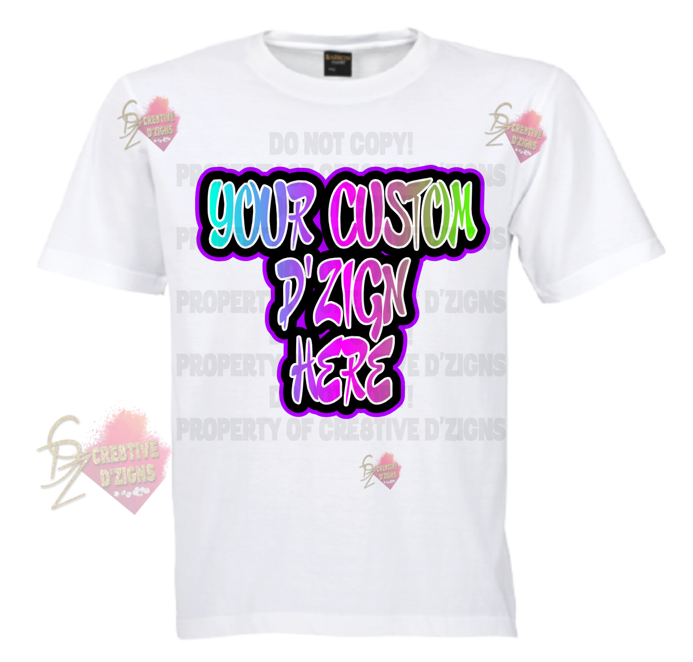 Custom Adult Printed Tee