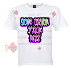 Custom Adult Printed Tee