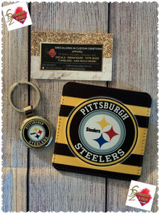 Custom Coaster & Keychain Set