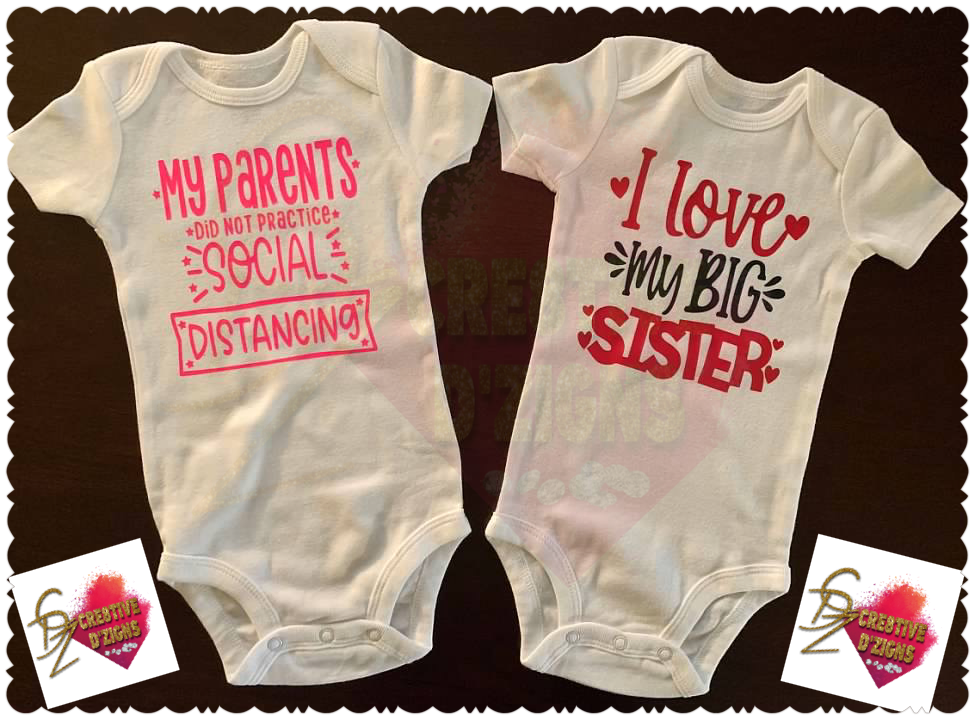 Custom Vinyl Onesies