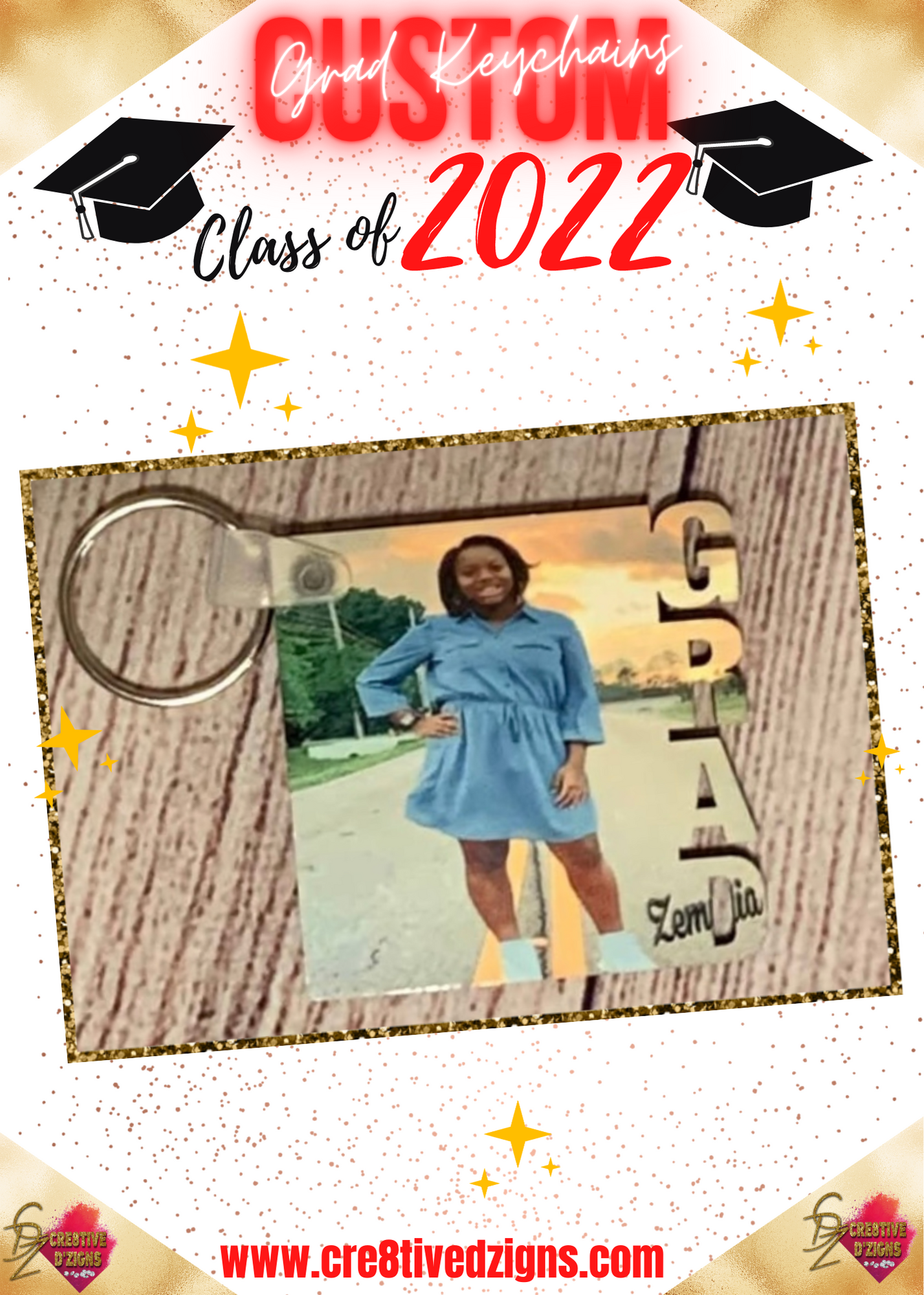 Custom GRAD Keychains