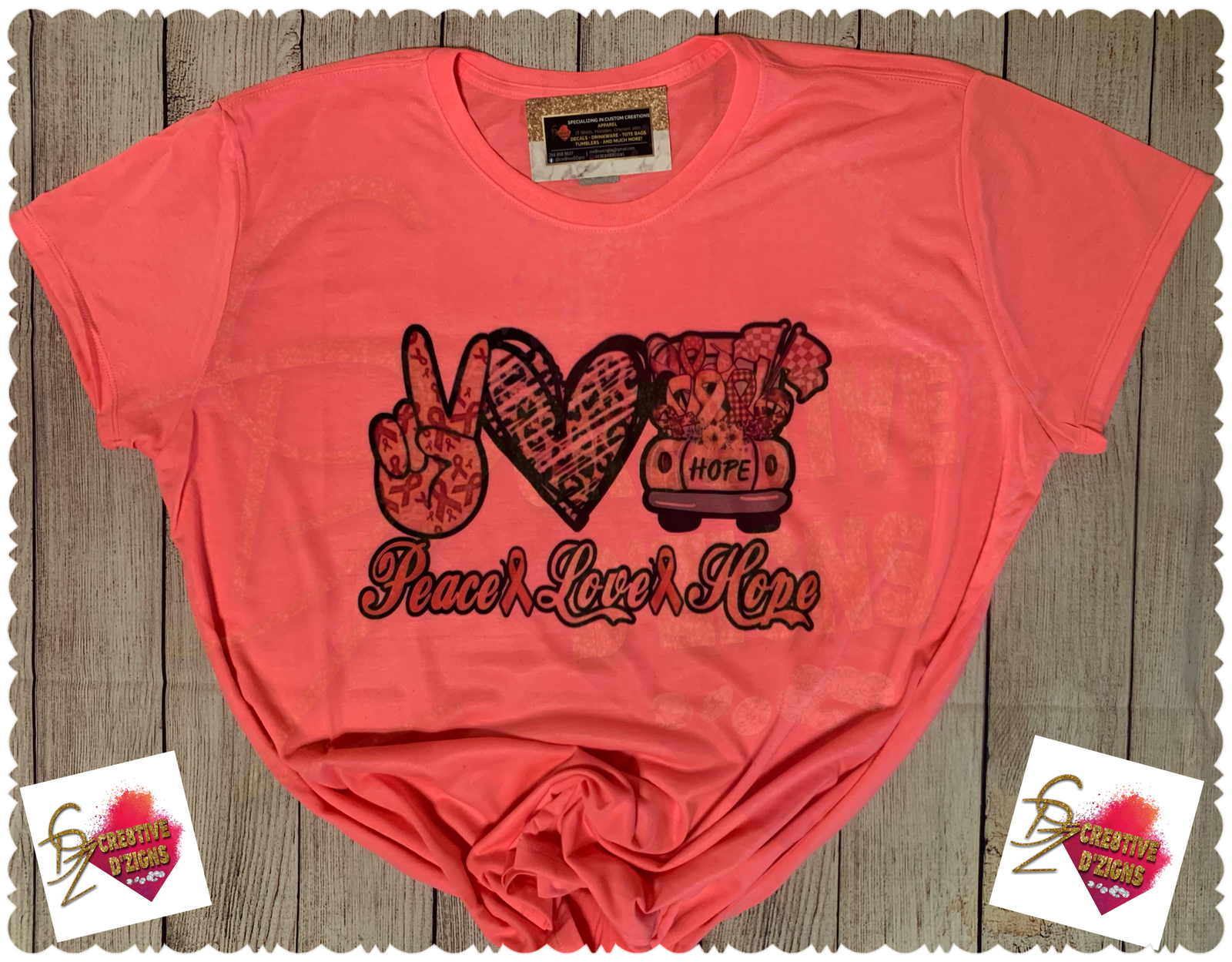 Breast Cancer Awareness Adult Printed Tees